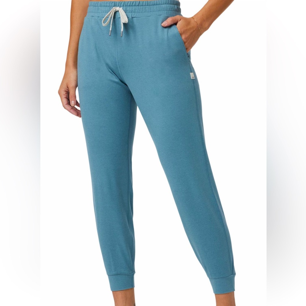 Vuori Teal Blue Drawstring Joggers
